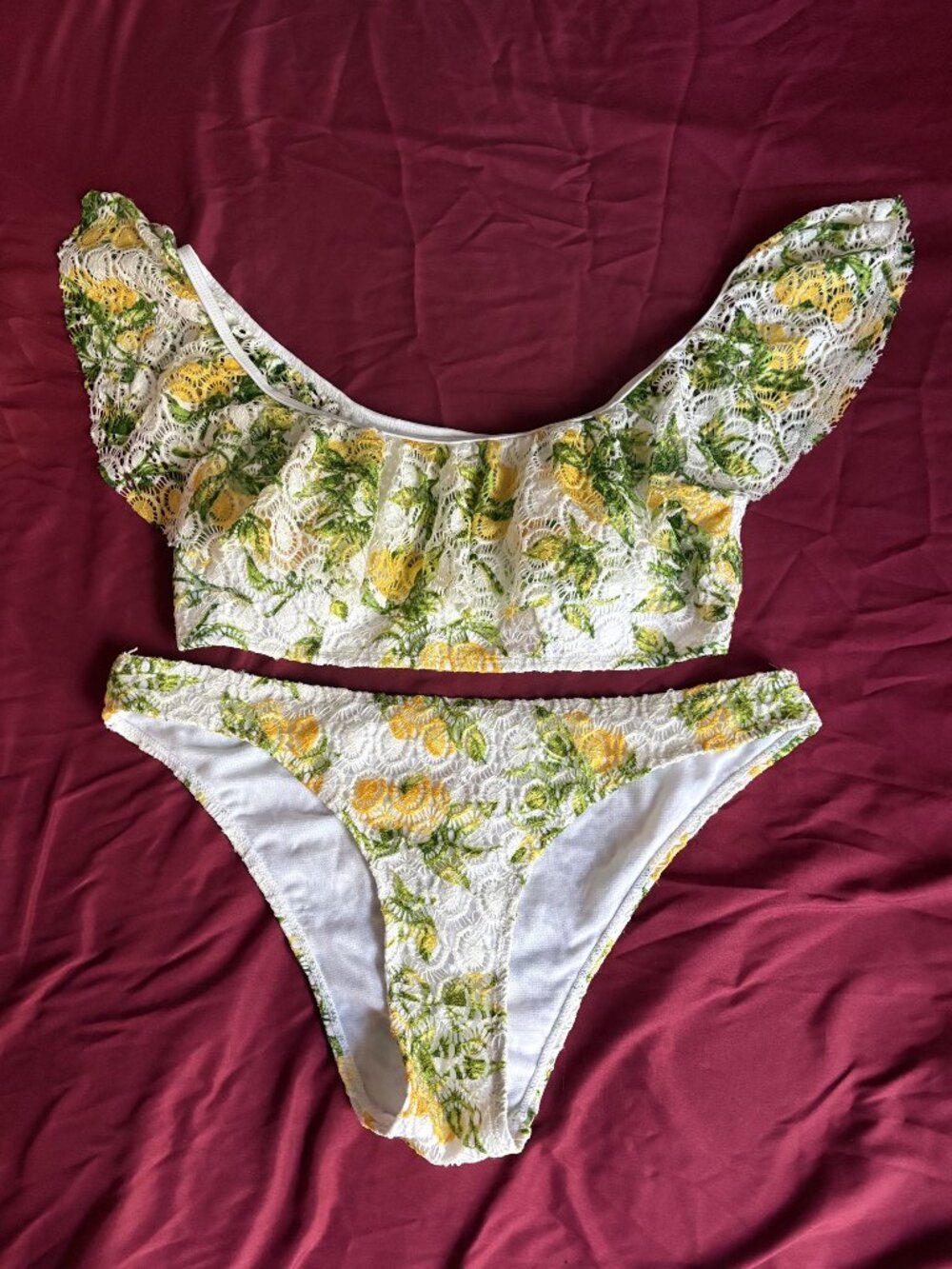 Cabana del sol Laced swimming suit - lemon pattern